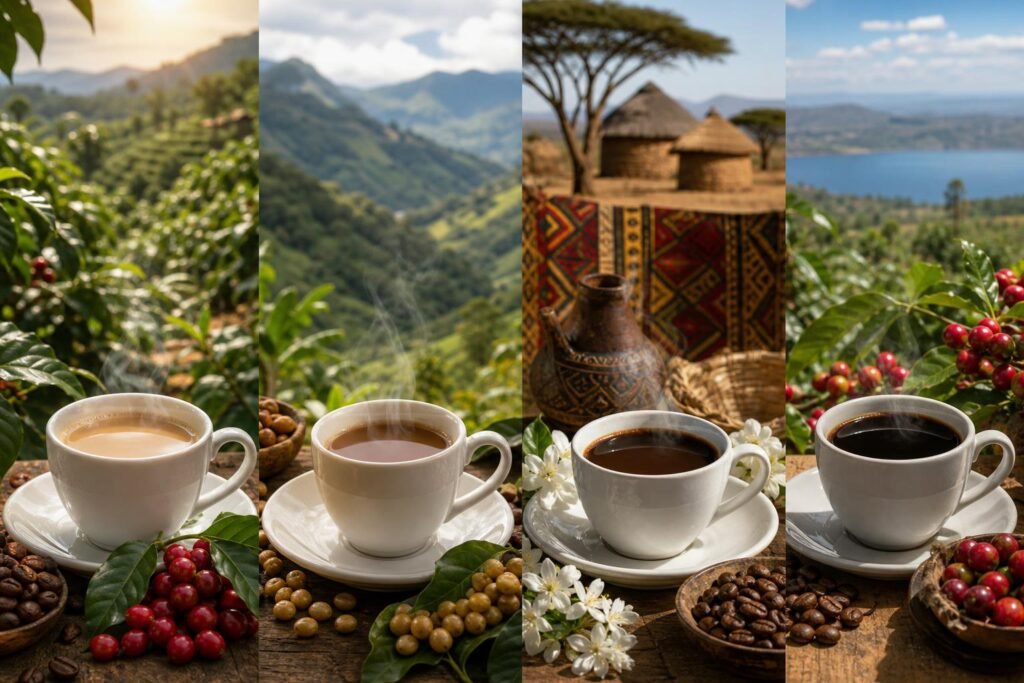 découvrez les différences de goût entre les cafés du brésil, de colombie, d’éthiopie et du kenya pour choisir votre saveur préférée.
