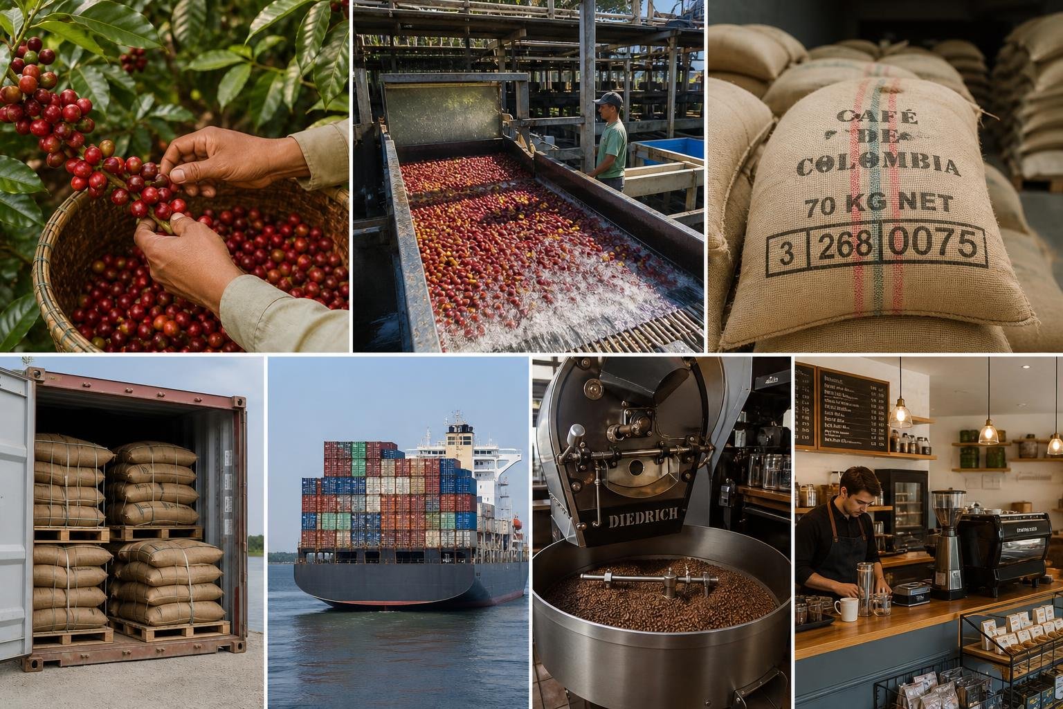 découvrez les principaux acteurs de l’industrie du café : producteurs, importateurs, torréfacteurs et baristas, et leur rôle dans la chaîne du café.