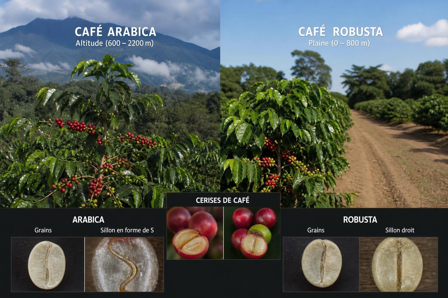 découvrez les différences entre les principales espèces et variétés de café : arabica, robusta, bourbon et typica, pour mieux comprendre leurs saveurs et origines.