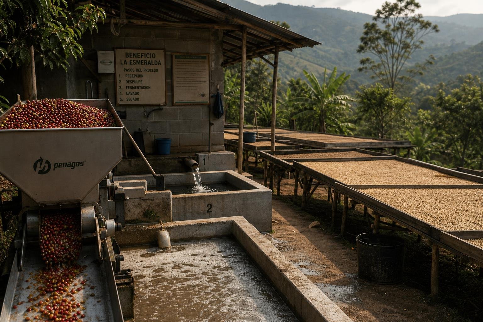 découvrez les méthodes de traitement du café : café lavé, nature, honey et anaérobie, pour mieux comprendre leurs impacts sur les arômes et la qualité de votre tasse.