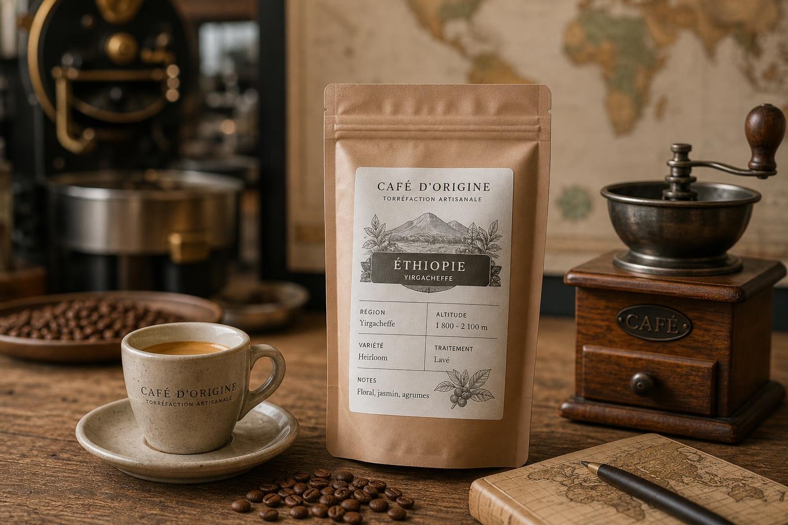 découvrez comment l'origine du café, notamment le pays, la région et l'altitude, influence le goût unique de chaque tasse pour une expérience authentique.