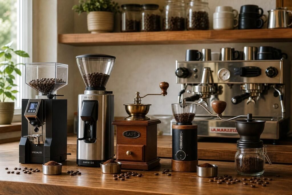 découvrez comment choisir le moulin à café idéal pour votre machine espresso manuelle et obtenez un café parfaitement moulu pour un goût optimal.