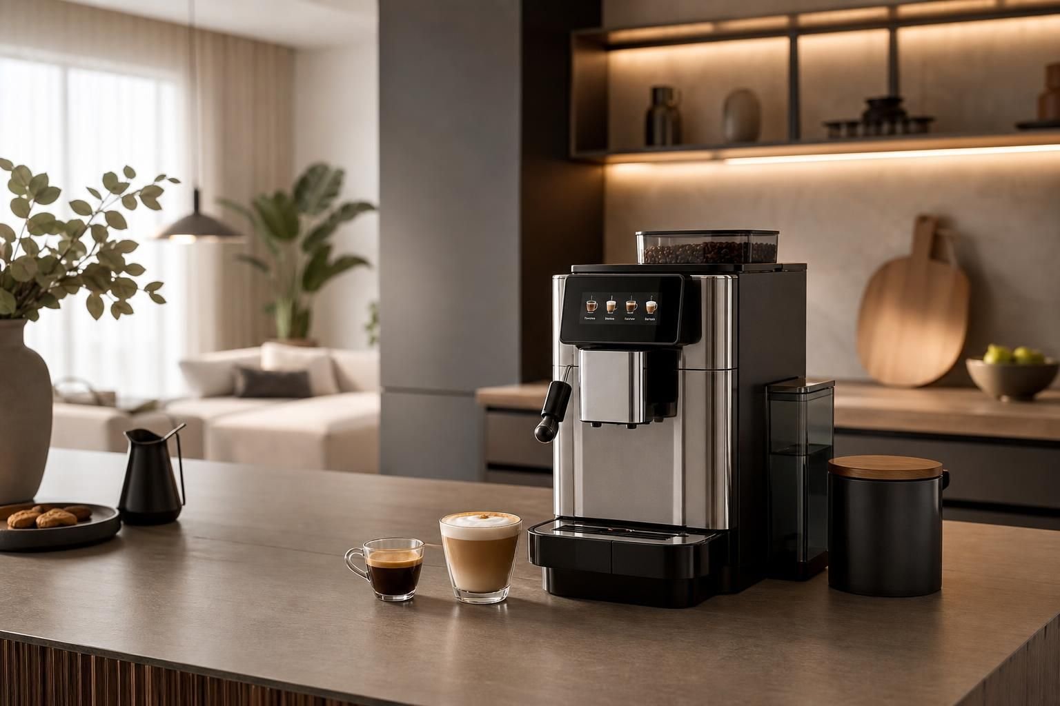découvrez quelle machine à café à grain choisir en 2026 pour optimiser une cuisine compacte, alliant performance, design et gain de place.