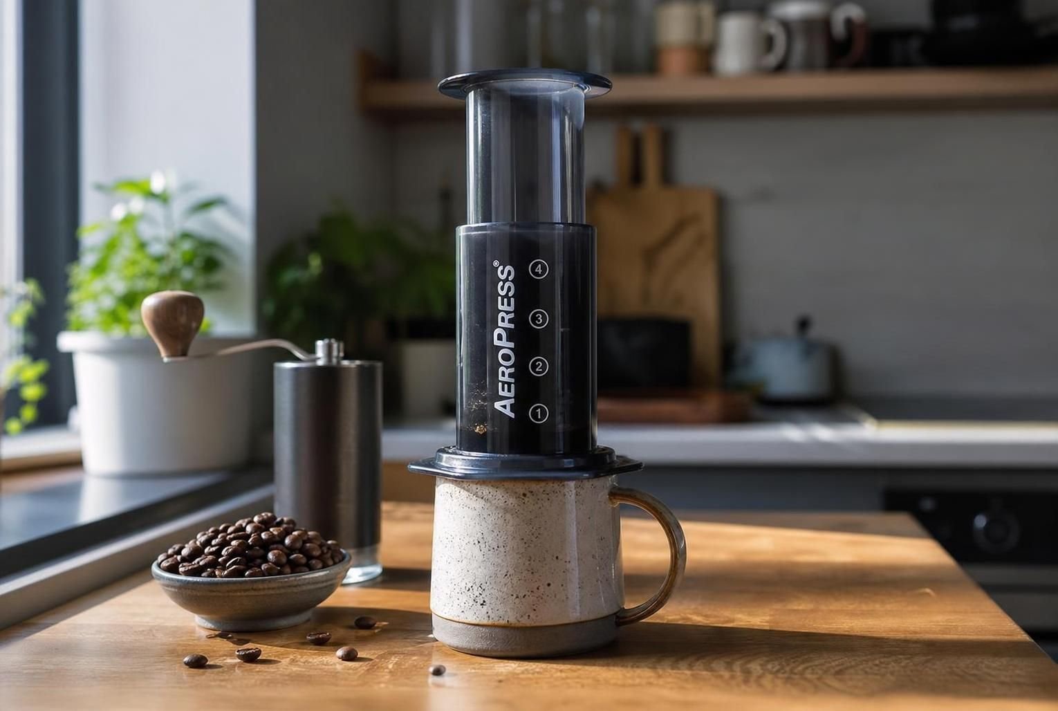 découvrez comment préparer un café parfait avec une aeropress grâce à notre guide détaillé, incluant la méthode classique et ses variantes pour varier les saveurs.