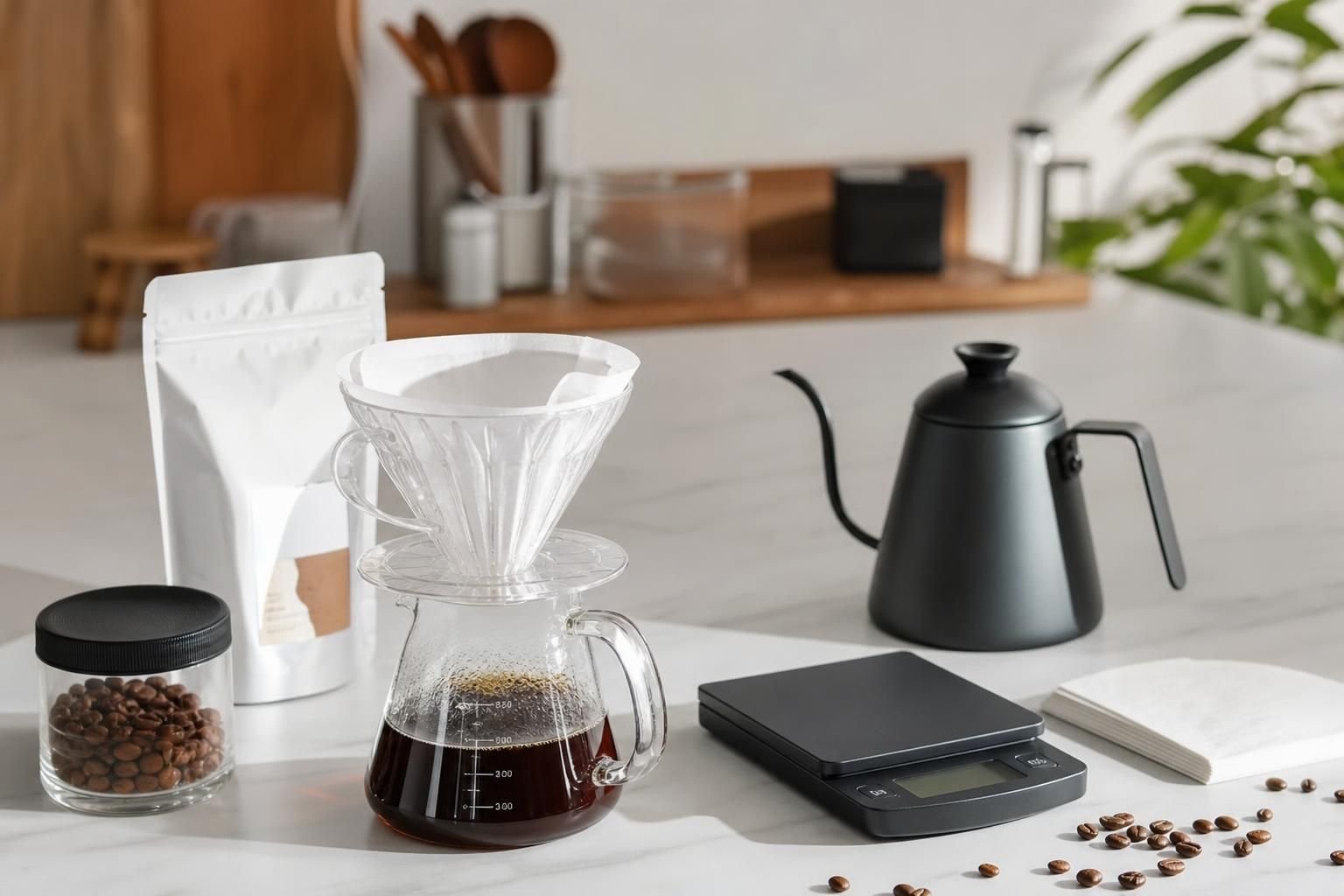 découvrez comment préparer un café parfait avec une v60 grâce à cette recette simple et idéale pour les débutants. apprenez les étapes clés pour maîtriser l'art du café filtre.