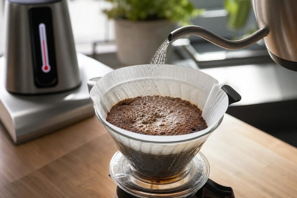 découvrez quelle température d'eau idéale utiliser pour préparer un café filtre parfait et savoureux à chaque tasse.