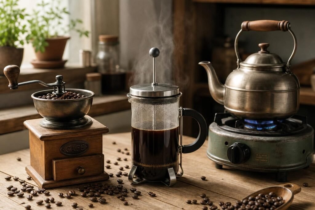 découvrez des méthodes simples et efficaces pour préparer un excellent café sans utiliser de machine électrique, avec des astuces pratiques et des conseils pour un goût parfait.