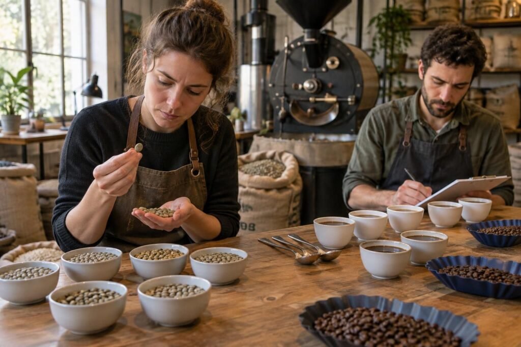 découvrez comment les torréfacteurs artisanaux choisissent leurs cafés : origine, variété, qualité des grains, méthodes de culture et profils aromatiques.