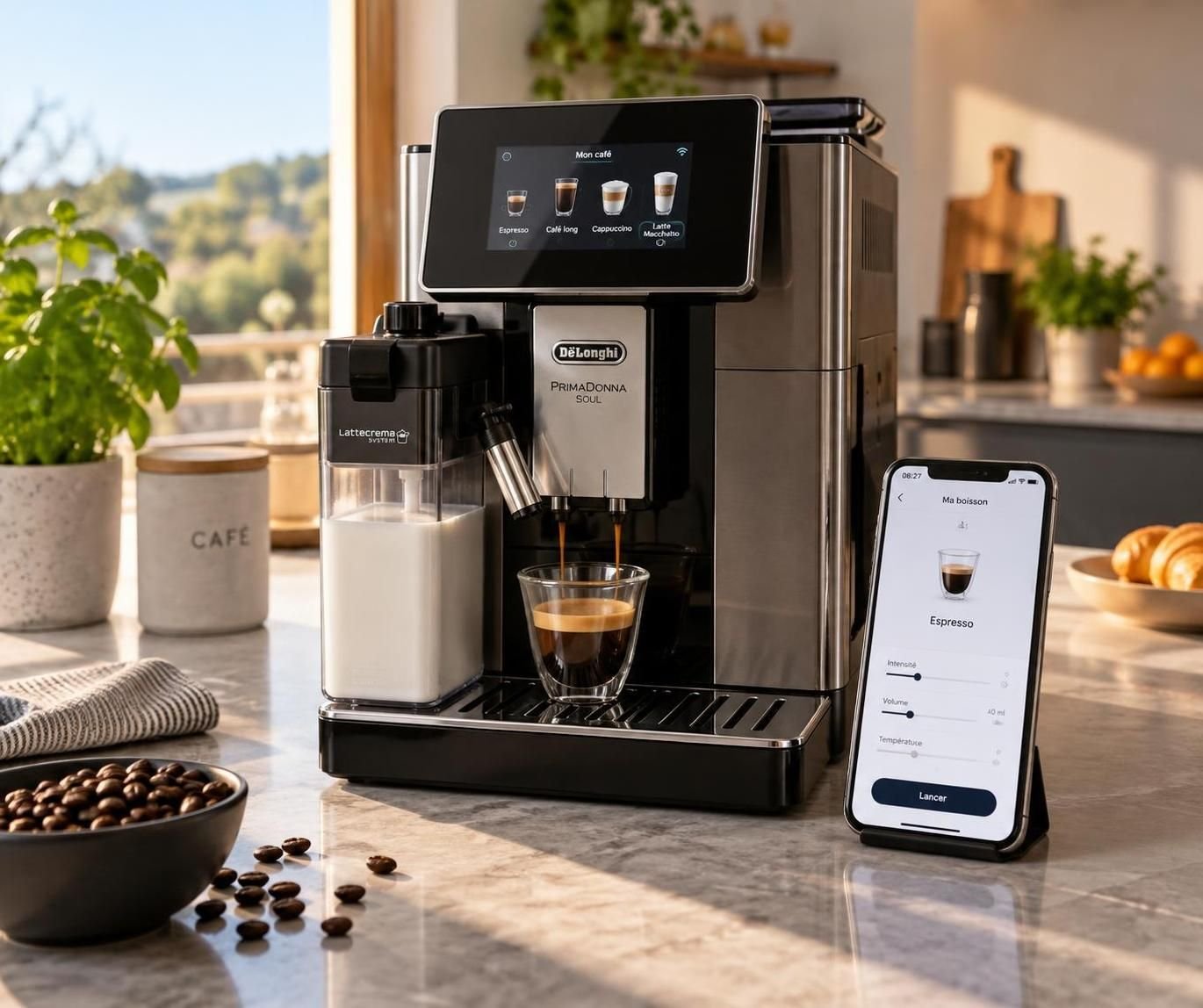 découvrez comment les machines connectées, les applications et les nouvelles technologies transforment la préparation du café à la maison.